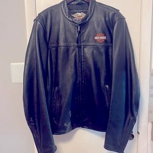 leather good condition Motorcycle Harley Davidson Jacket size XL TALL